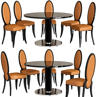 ADLER Modern Dining Table 3D model image 1 