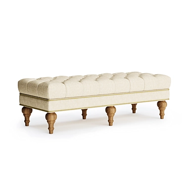 Elegant Kimberly Ottoman by Marko Kraus 3D model image 1 