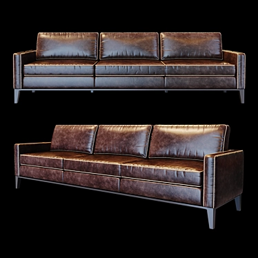 Baxter GODARD Modern Sofa 3D model image 1 