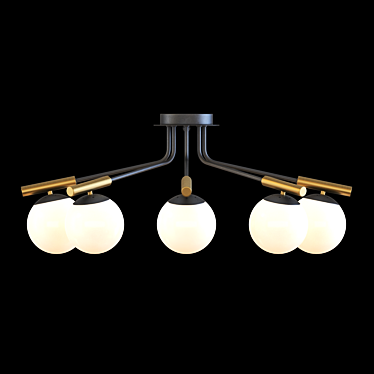 Freya Paolina Ceiling Light FR5011CL-08B 3D model image 1 