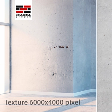 Seamless High-Detail Stucco Texture 3D model image 1 