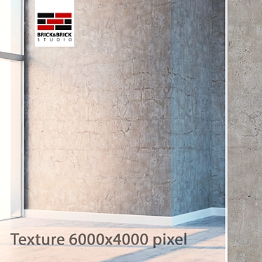 Seamless Stucco Texture Set 3D model image 1 