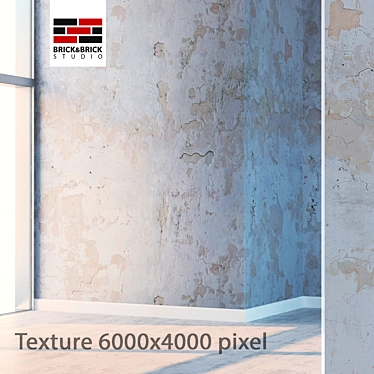 Title: Seamless High-Detail Plaster 3D model image 1 