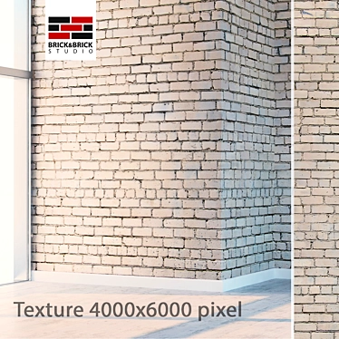 Seamless High Detail Brick Tiles 3D model image 1 