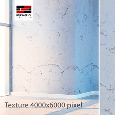 High Detail Seamless Plaster Texture 3D model image 1 