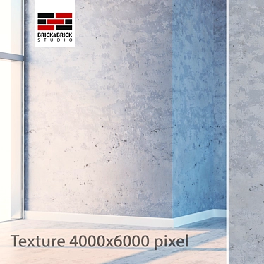 High Detail Seamless Plaster Texture 3D model image 1 