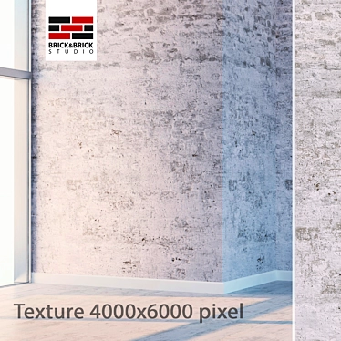 Title: Seamless High-Detail Plaster 3D model image 1 