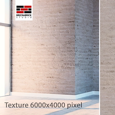 Seamless High Detail Plaster 3D model image 1 