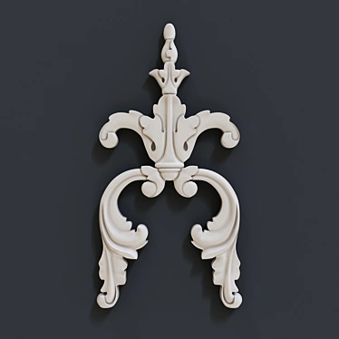 Title: Elegant Carved Cover 3D model image 1 