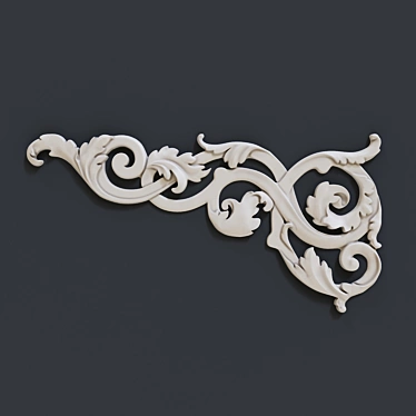 Elegant Carving Overlay 3D model image 1 