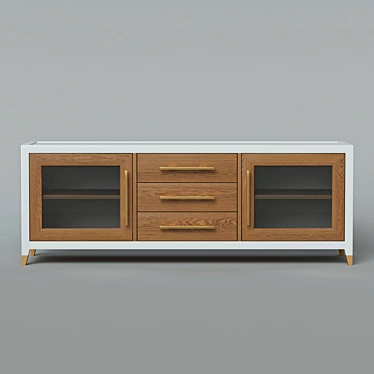 Arnika TV Cabinet - Elegant and Functional 3D model image 1 