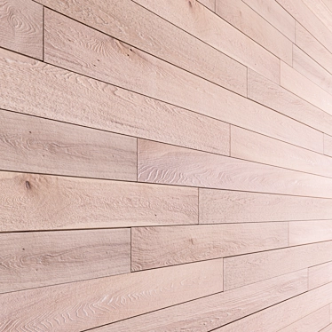 Wooden Panel 3D - Vray Material 3D model image 1 