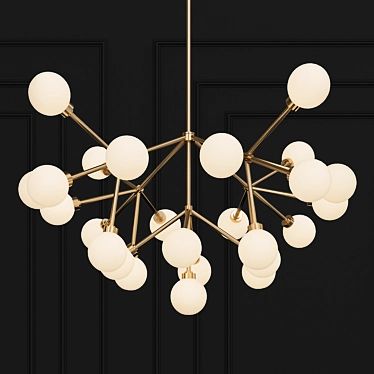 Elegant Mara Chandelier 3D model image 1 