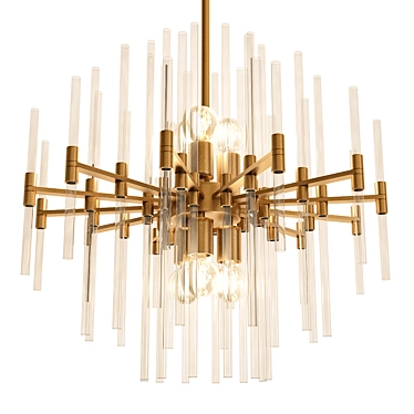 Elegant Quebec Chandelier 3D model image 1 