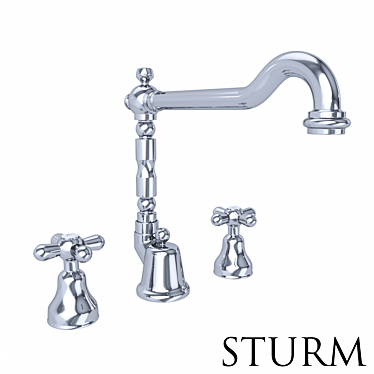 STURM Classica High Basin Mixer - Elegant Choice! 3D model image 1 