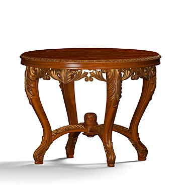 Rampoldi Timeless Walnut Table 3D model image 1 