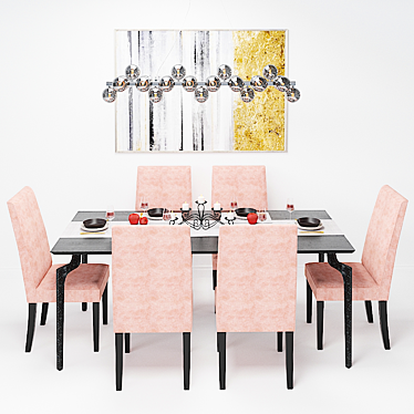 Versatile Table Setting: 3D Model 3D model image 1 