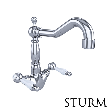 STURM Emilia Double-Lever Sink Mixer 3D model image 1 