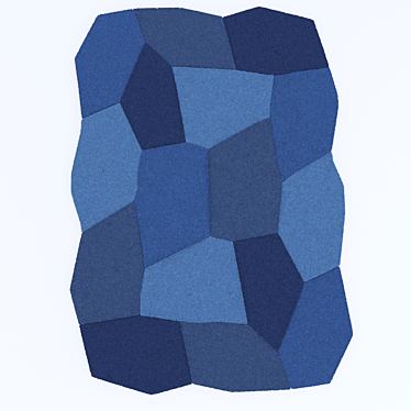 Contemporary Geometric Rug 3D model image 1 