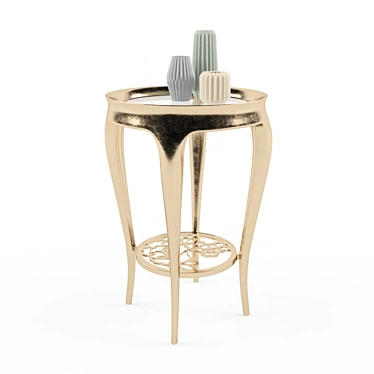 Elegance at Your Side: Caracole Side Table 3D model image 1 