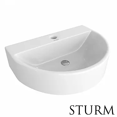 STURM Lot Wall-Mounted Sink 3D model image 1 
