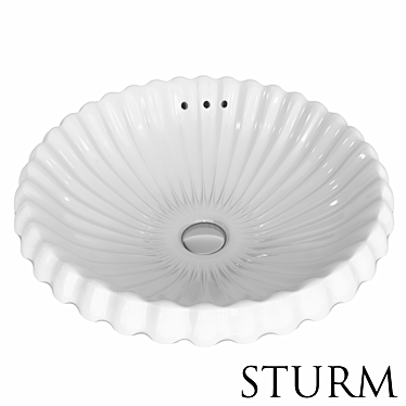 STURM Shell Built-in Washbasin 3D model image 1 