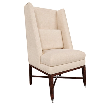 Elegant Chatsworth Dining Chair 3D model image 1 