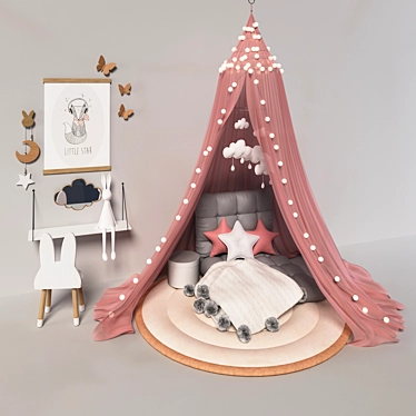 Playful Dreams Kids Room Set 3D model image 1 