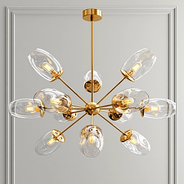 Elegant Ramirez Chandelier 3D model image 1 