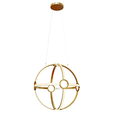 Ethereal Orb Chandelier 3D model image 1 