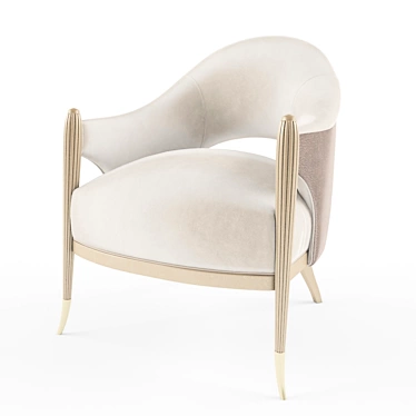 Elegant Chic Chair 3D model image 1 