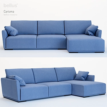 Elegant Carisma Sofa by Bellus 3D model image 1 