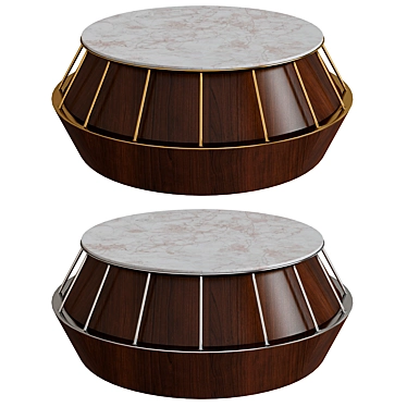 Elegant Mambo Coffee Table 3D model image 1 