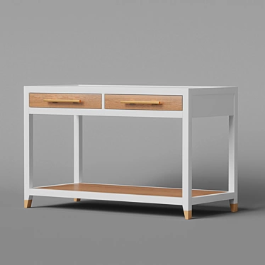 Elegant Arnika Console - Furnitera 3D model image 1 