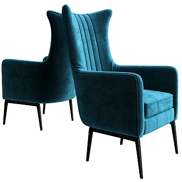 VIVIAN Modern Armchair | Stylish and Comfortable 3D model image 1 