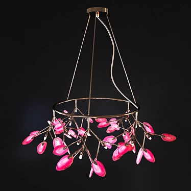 Agate 7 Chandelier: Elegant Beauty 3D model image 1 