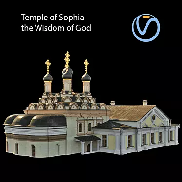 Divine Sophia: Sacred Wisdom 3D model image 1 
