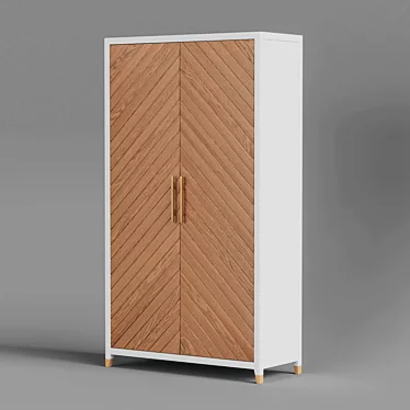 Arnika Wardrobe - Modern Storage Solution 3D model image 1 