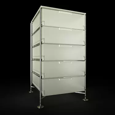 Kartell Mobil: Sleek Storage Solution 3D model image 1 