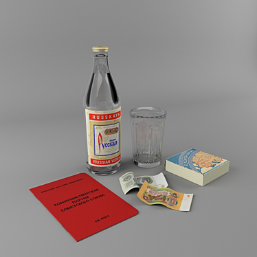 Soviet Nostalgia Gift Set 3D model image 1 