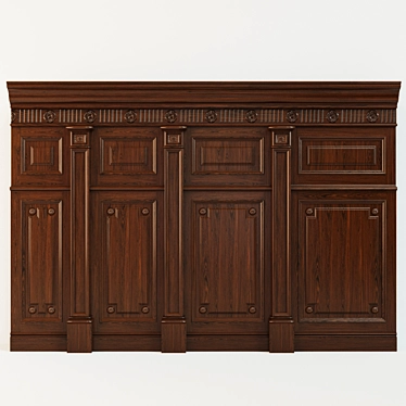 Wood Panel Collection: 13 3D model image 1 