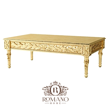 Romano Home Coffee Table - Handcrafted Décor by Patricia Romano 3D model image 1 