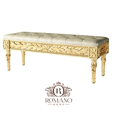 Elegant Patricia Bench for Luxurious Home 3D model image 1 