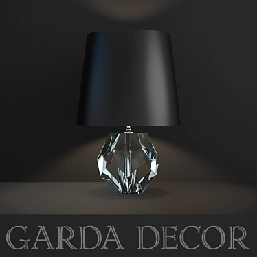 Crystal Desk Lamp: Garda Decor 3D model image 1 
