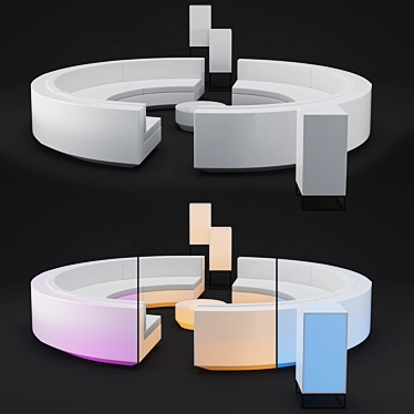 Vela Modular Sofa Set: Stylish, Versatile, and Cozy 3D model image 1 