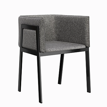 Elegant Pin-Up Grace Chair 3D model image 1 