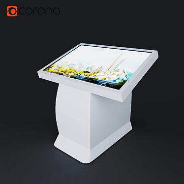 Interactive Touchscreen Display 3D model image 1 