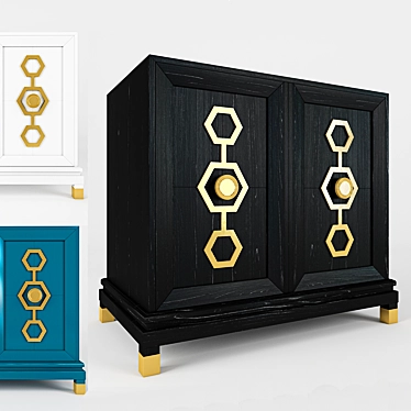 Chest TURNER CABINET jonathan adler

Title: Jonathan Adler Turner Cabinet 3D model image 1 