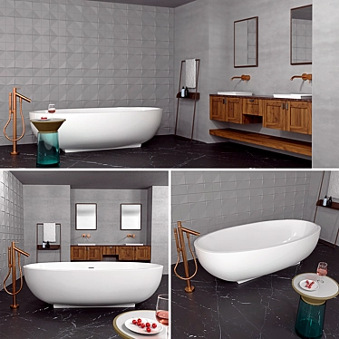 Axor Bathroom Set: Elegant and Functional 3D model image 1 