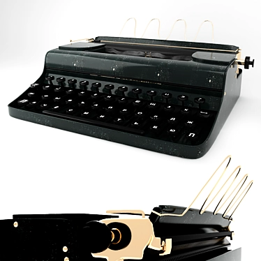 Classic Typewriter - Vintage Writing Machine 3D model image 1 